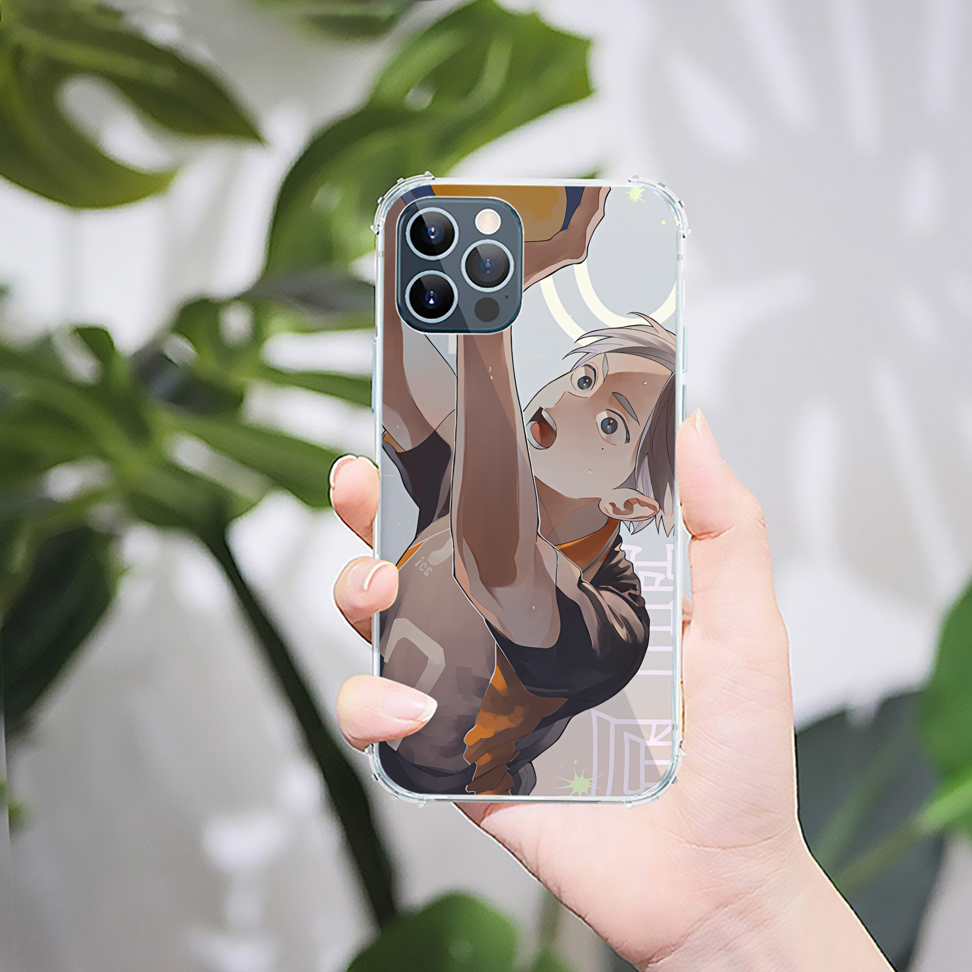 （画像用） ハイキュー!! Haikyu!! 【iPhone 12シリーズ対応】透明スマホケース（クリアソフトケース）